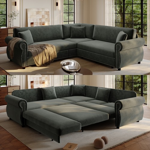 Shaped sofa couch - 88.2"l-shaped,