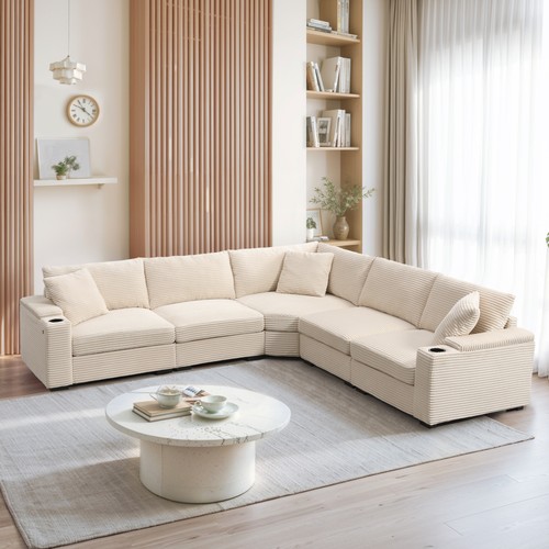 104 convertible shaped - 104", l-shaped