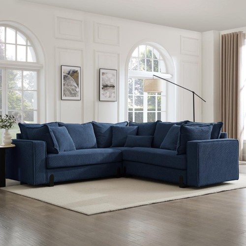 Corner sofa shaped - l-shaped,