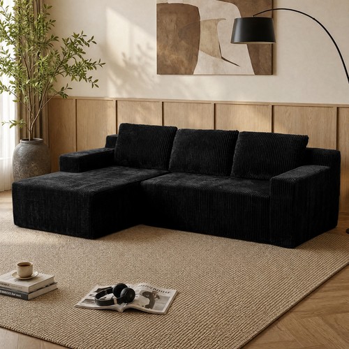 Shaped sectional sofa - 96", l-shaped