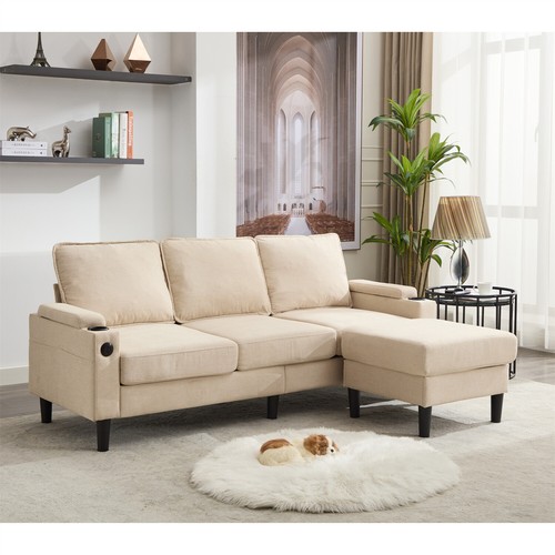 Shaped sectional sofa couch - sofa,