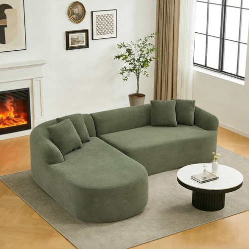 Shaped corduroy sofa cloud - shaped,