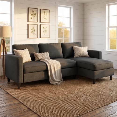 Shaped sectional couch - l-shaped,