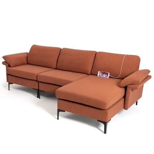 Modular shaped seater - modular, sofa