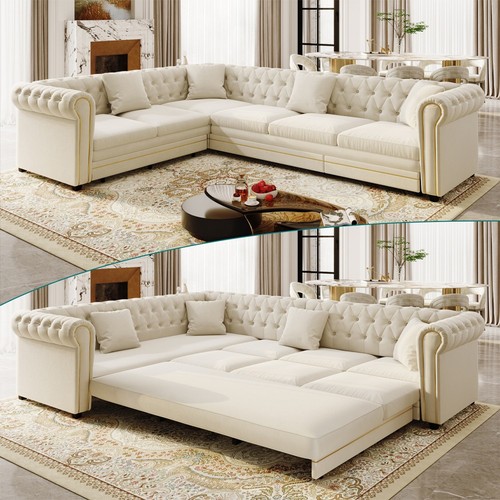 Oversize 115 shaped sofa - 115.3", l-shaped