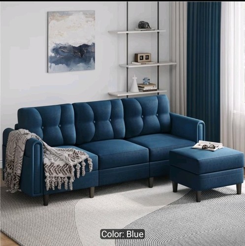Modern velvet shaped - modern, l-shaped