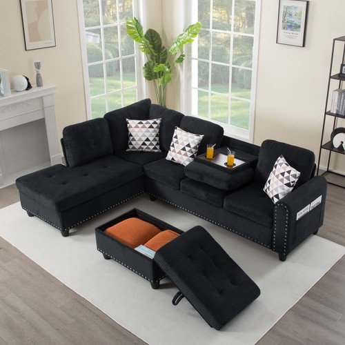 Shaped modular sectional - 94",