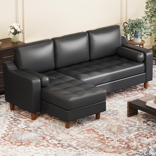 Shaped sectional sofa - 89",