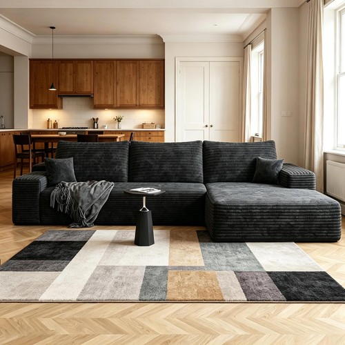 107 boneless couch - boneless, corduroy