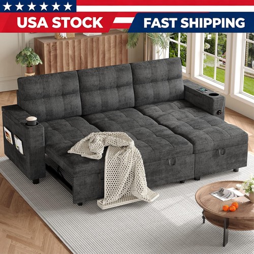 Sofa bed l - 84", l‑shaped