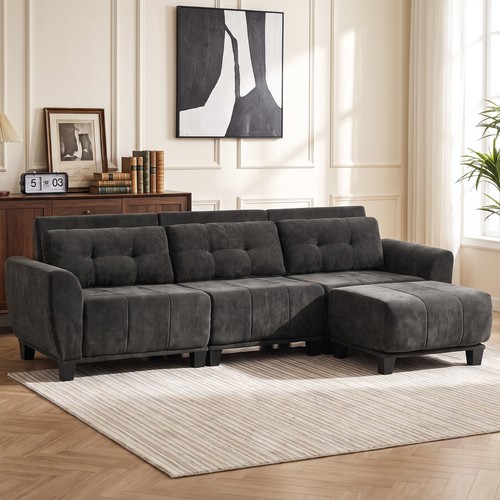 Homcom 110 cloud sectional - 110",