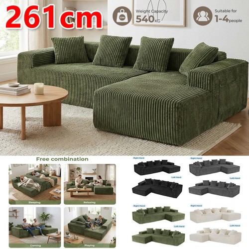 Shaped corner sofa - l-shaped, with