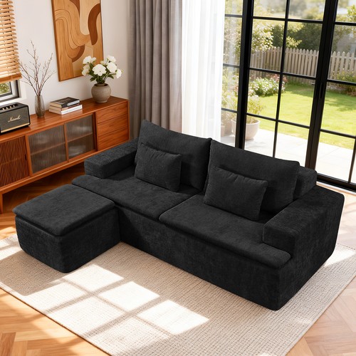 Shaped modular sectional - 83",