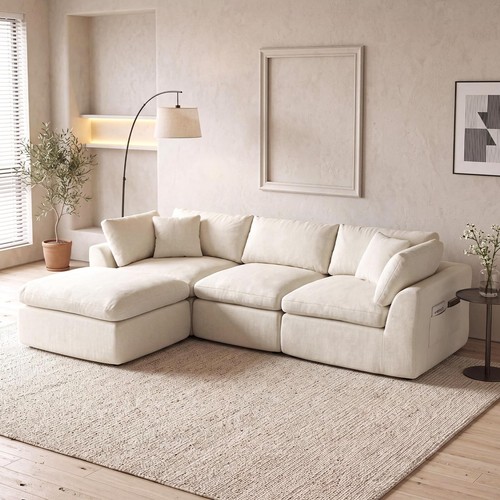 111 shaped boneless sofa - 111",