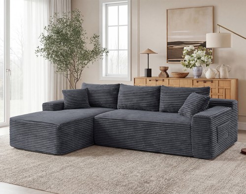 Shaped sectional sofa left - l-shaped,