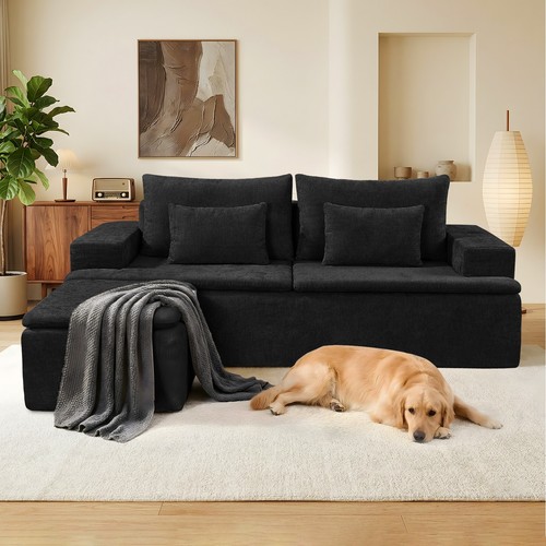 Boneless sectional couch with - sectional,