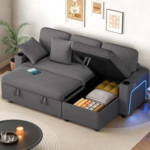 Corner sofa bed shaped - corner, l-shaped