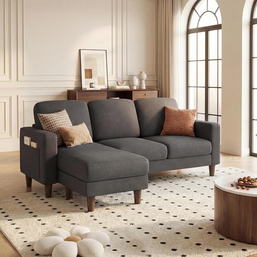 Shaped sectional sofa seat - 3,