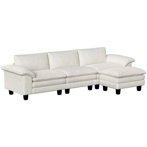 Sectional sofa shaped couch - sofa,, l