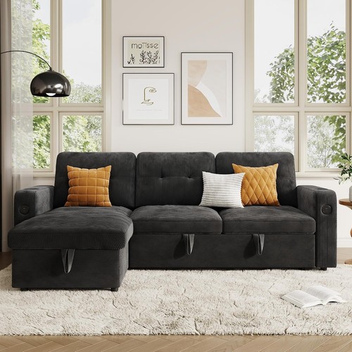 Sleeper sofa charging l - w/,