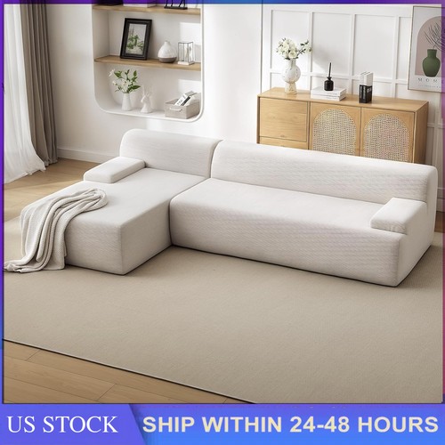 108 shaped boneless sofa - 108",