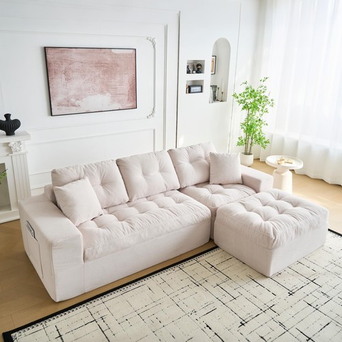 104 shaped sectional - l-shaped, sofa