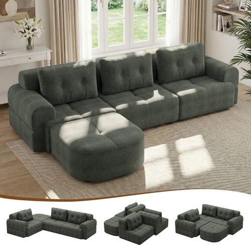112 shaped sectional sofa - 112", l-shaped