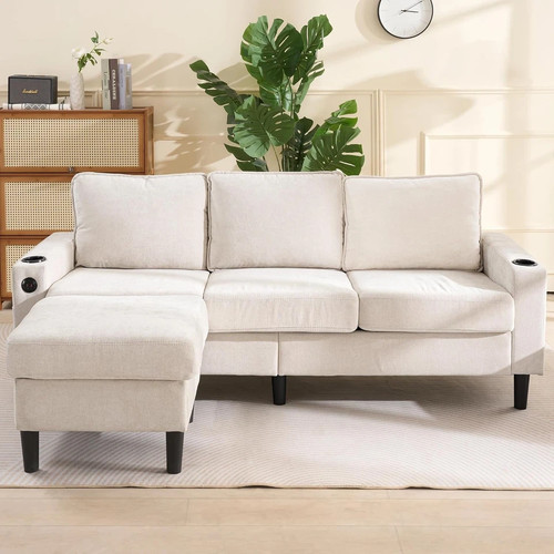 Seater shaped corner sofa - 3,