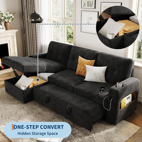 Shaped sleeper sofa - sleeper,