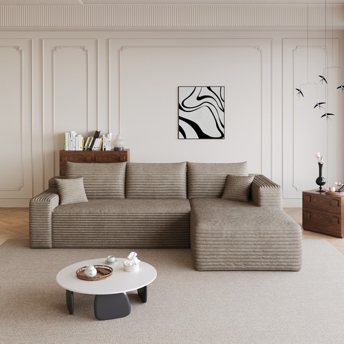 Boneless couch l shape - boneless,