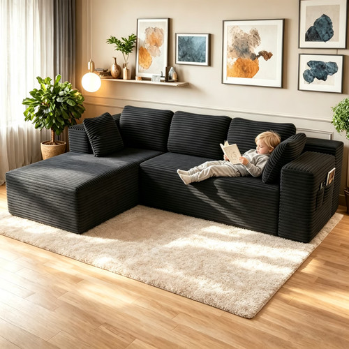 105 shaped sectional sofa - 105",
