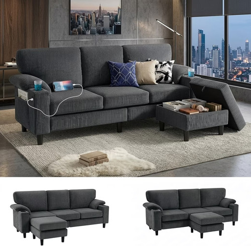 Convertible sectional sofa - sectional,