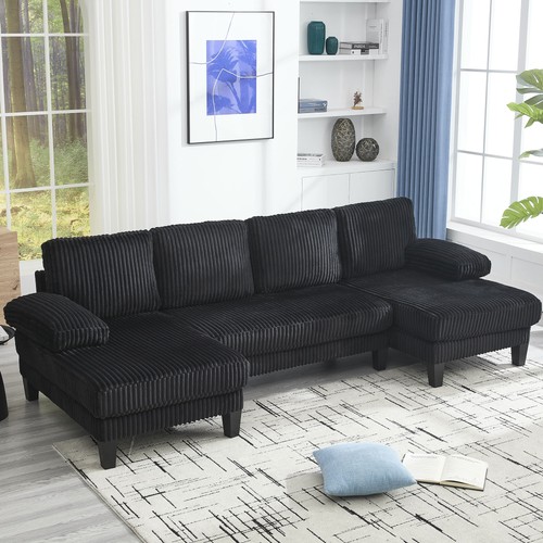 Shaped sectional sofa couch - u-shaped,