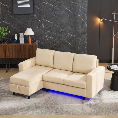 Shaped corner sofa with - sofa,