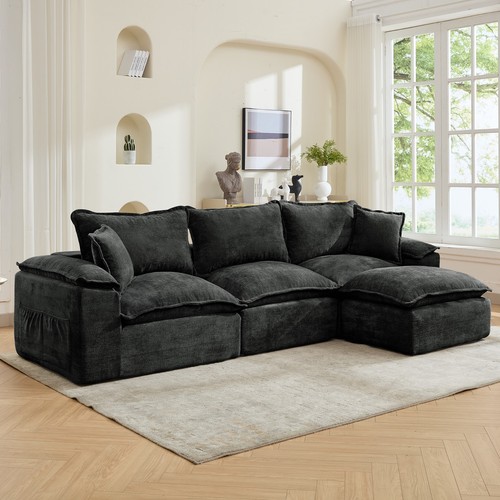 Korser shaped seat - l-shaped, 3-seat